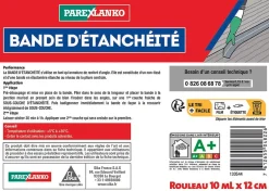 Bande d'étanchéité en rouleau 10ml x12cm^Parexlanko