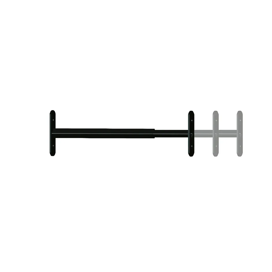 Barreau télescopique de fenêtre, acier noir, Afbat, L.90 à 170 cm^Afbat - Tb Industrie Sas Outlet