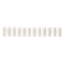 Barrette 12 plots section 4mm² - Blanc -^Zenitech Online
