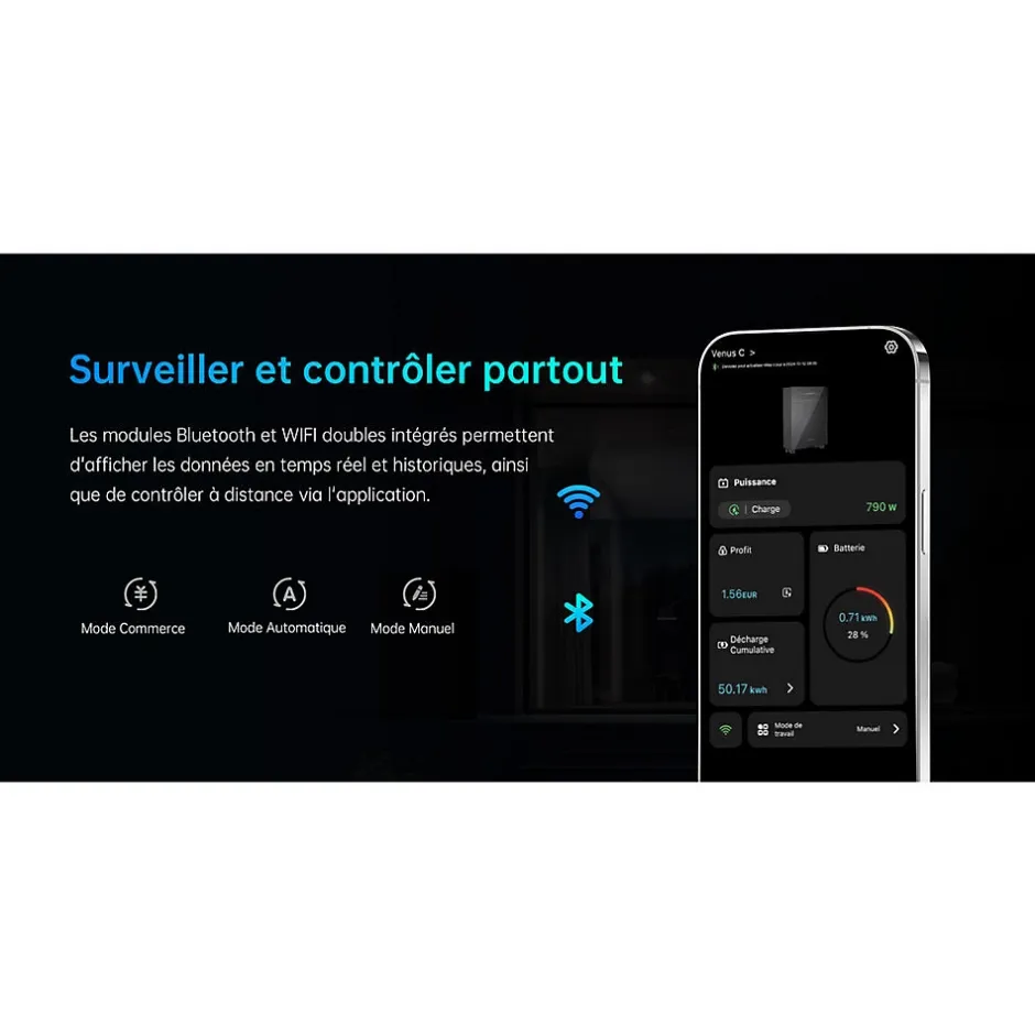 Batterie Lithium Intelligente Marstek Venus E 2.0 - 5,12kWh - Energycube AC couplé^Galix Solaire Sale