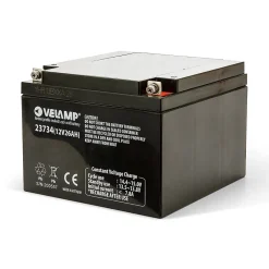 Batterie rechargeable au plomb, connexions Faston, 12V 26Ah-Velamp Hot