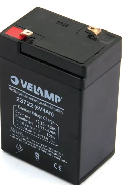 Batterie rechargeable au plomb 6V 4 Ah^Velamp Best