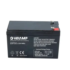 Batterie rechargeable au plomb, connexions Faston, 12V 9Ah^Velamp Clearance