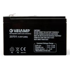Batterie rechargeable au plomb 12V 12Ah^Velamp Outlet