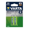 Batteries Rechargeables AA NiMH 1600mAh - Lot de 2 pour Téléphones sans Fil^Varta Hot