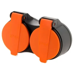 Bliplite pour extérieur étanche IP44 2P+T avec accroche - Orange -^Zenitech New