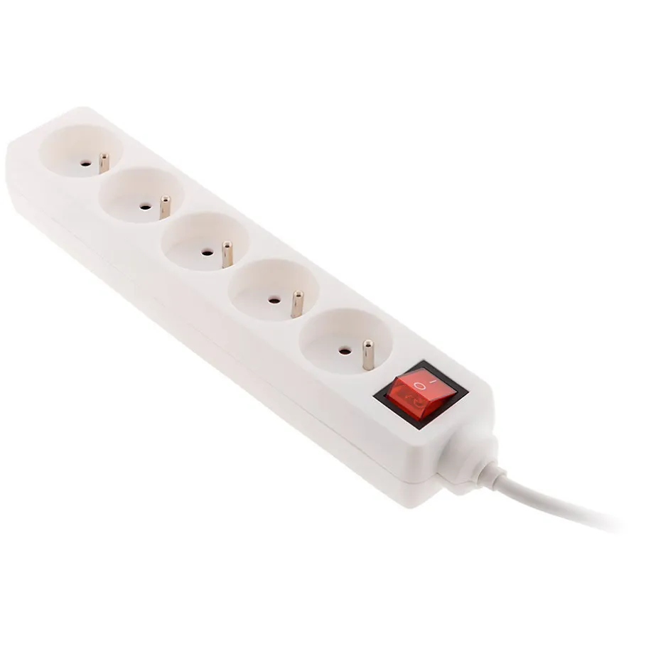 Bloc 5 prises + interrupteur 1m^Zenitech New