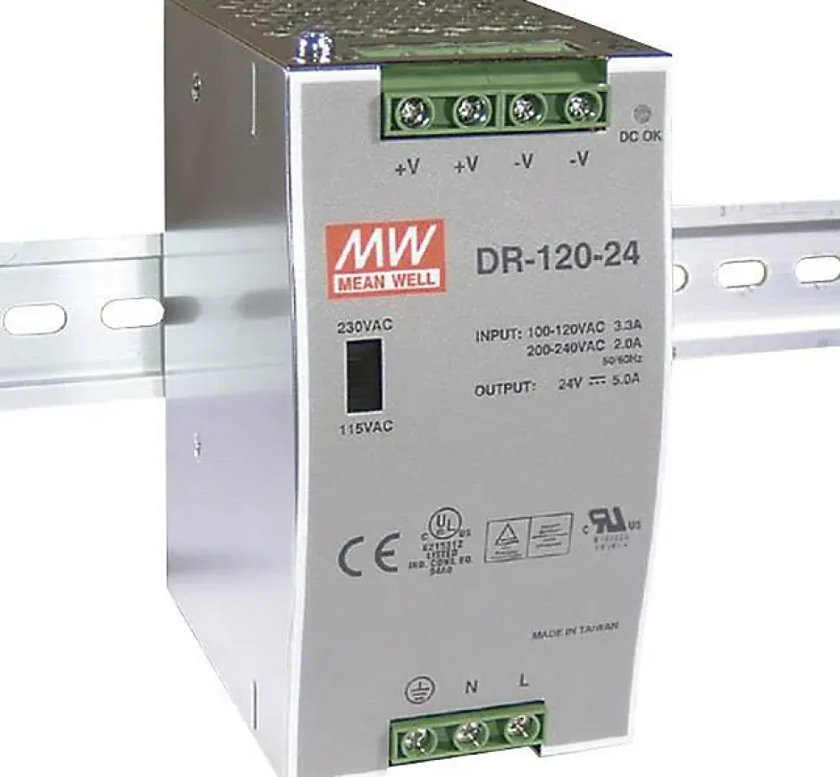 Bloc alimentation 24v - 5a - dr-120-24-BT SECURITY Sale