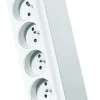 Bloc parafoudre 5 prises 2P+T (2300W) - Blanc - Schneider-Schneider Electric Discount