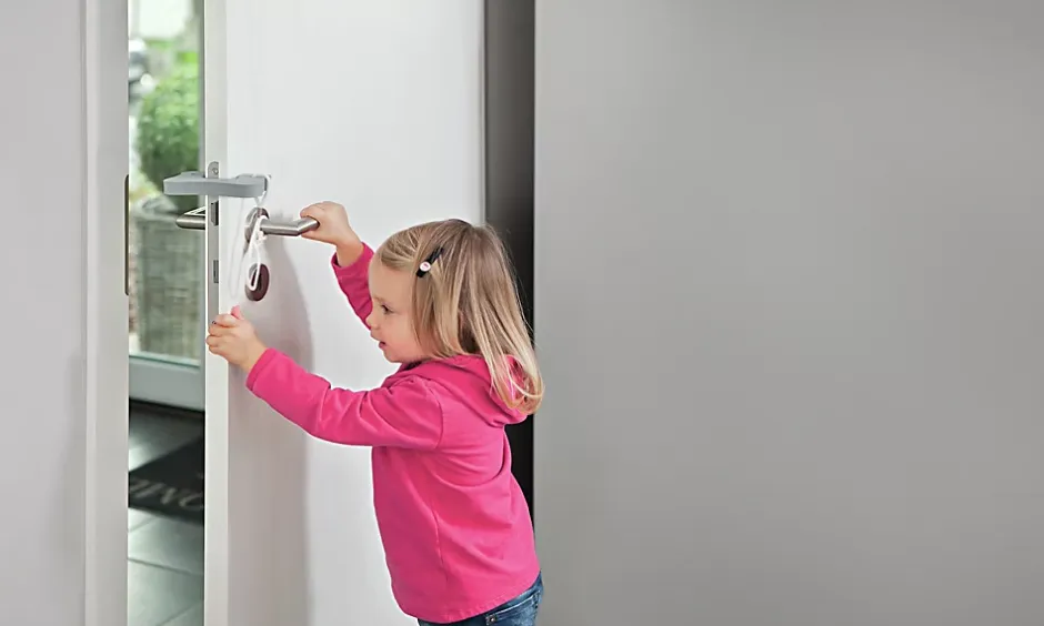 Bloque porte en mousse avec cordelette à accrocher-Abus Hot