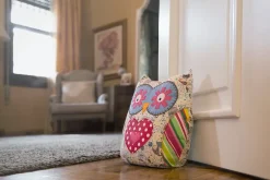 Bloque-porte hibou Rei tissu multicolore ⌀10x H.23 cm^ Outlet