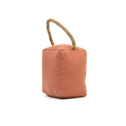 Bloque-porte Rei tissu terracota ⌀11x H.28 cm- Hot