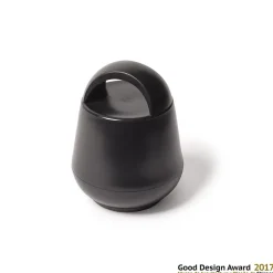 Bloque-porte soft touch Rei noir ⌀6,8x H.8,7 cm^ Outlet