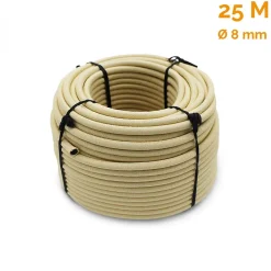 Bobine, rouleau de tendeur élastique - 25 mètres x 8 mm - Beige -^Linxor Sale