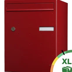 Boite à colis Atout 1 porte Rouge brillant RAL 3004 B-Renz Clearance