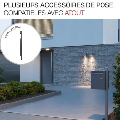 Boite à colis Atout 1 porte gris anthracite mat sablé RAL 7016 MS^Renz Clearance