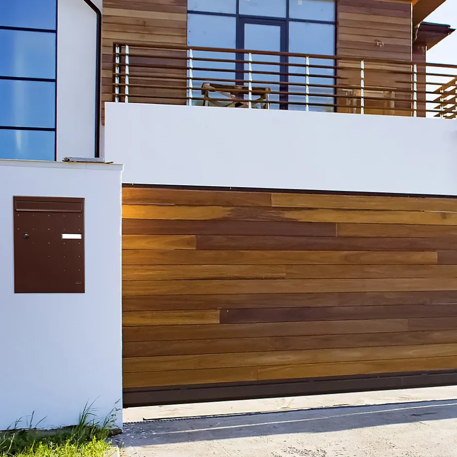 Boite à colis Atout 1 porte Brun brillant RAL 8019 B^Renz Hot