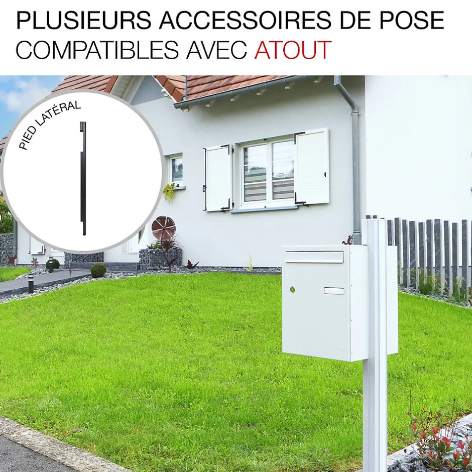 Boite à colis Atout 1 porte Vert brillant RAL 6033 B-Renz Clearance