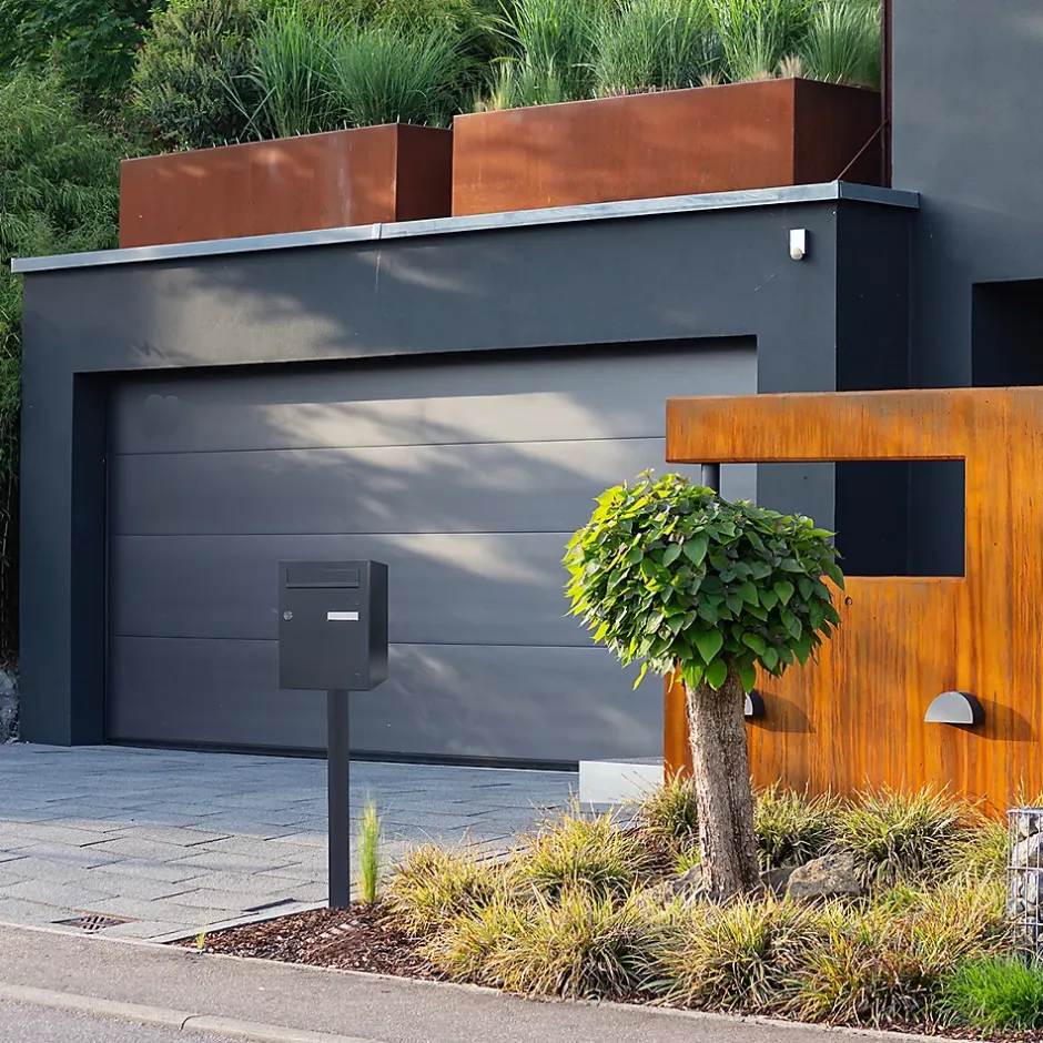 Boite à colis Eclipse 1 porte gris anthracite mat RAL 7016 M-Renz New