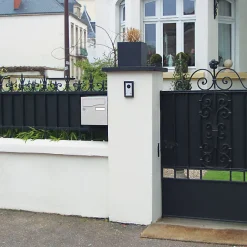 Boite aux lettres Préface 1 porte Ivoire brillant RAL 1015B-Renz Online