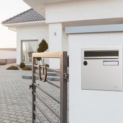 Boite aux lettres Allure 1 porte blanc 9016M-Renz Discount