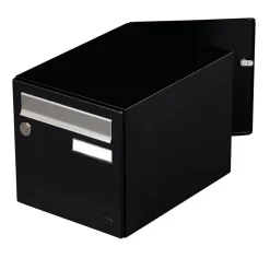 Boite aux lettres Allure 2 portes noir 9005M-Renz Discount