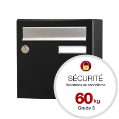 Boite aux lettres Allure Compact noir 9005M^Renz Sale