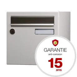 Boite aux lettres Allure 2 portes blanc 9016M-Renz Sale