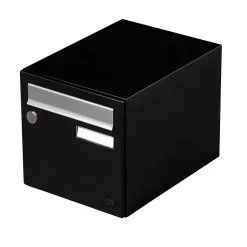 Boite aux lettres Allure 1 porte noir 9005M-Renz Clearance