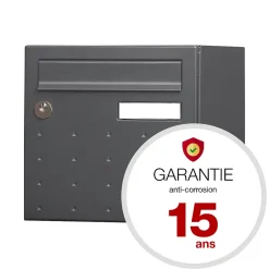 Boite aux lettres CubYsm 2 portes Gris anthracite 7016M^Renz Best