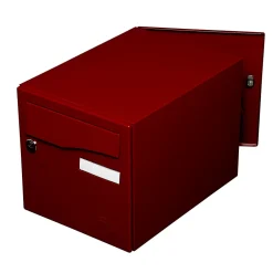 Boite aux lettres Préface 2 portes Rouge pourpre brillant 3004B^Renz Clearance