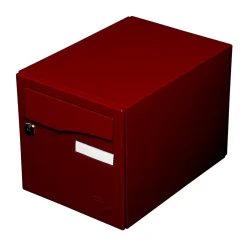 Boite aux lettres Préface 1 porte Rouge pourpre brillant RAL 3004B-Renz Online