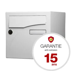 Boite aux lettres Préface 2 portes Blanc neige mat RAL 9016MT^Renz Hot