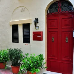 Boite aux lettres Préface compact Rouge pourpre brillant 3004B-Renz Hot