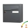 Boite aux lettres Préface compact Gris anthracite mat RAL 7016M^Renz New