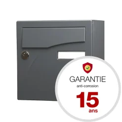 Boite aux lettres Préface compact Gris anthracite mat RAL 7016M^Renz New