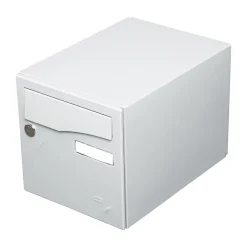 Boite aux lettres Préface 1 porte Gris clair brillant RAL 7035B^Renz Online