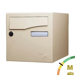 Boite aux lettres Préface 2 portes Ivoire brillant RAL 1015B-Renz Outlet