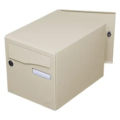 Boite aux lettres Préface 2 portes Ivoire brillant RAL 1015B-Renz Outlet