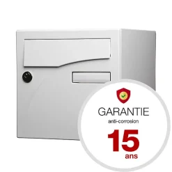 Boite aux lettres Préface 1 porte Blanc brillant RAL 9016B^Renz Clearance