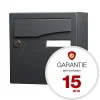 Boite aux lettres Préface compact Noir Sablé RAL 2100 MS^Renz Online