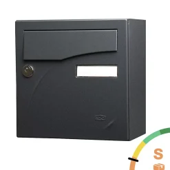Boite aux lettres Préface compact Noir Sablé RAL 2100 MS^Renz Online