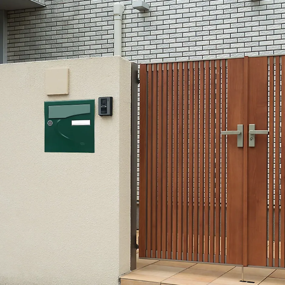 Boite aux lettres Préférence 2 portes vert brillant 6005B-Renz Outlet