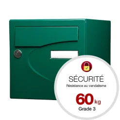 Boite aux lettres Préférence 1P vert brillant 6005B-Renz Sale