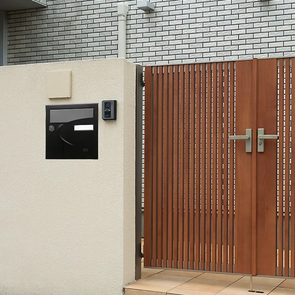 Boite aux lettres Préférence 1 porte noir mat 9005M^Renz