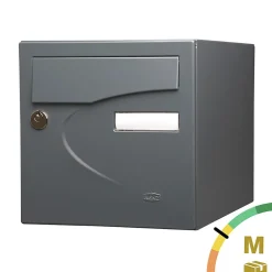Boite aux lettres Préférence 1 porte gris anthracite mat 7016M^Renz Sale