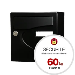 Boite aux lettres Préférence Compact noir mat 9005M^Renz Online