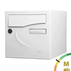 Boite aux lettres Préférence 2 portes blanc brillant 9016B-Renz Hot