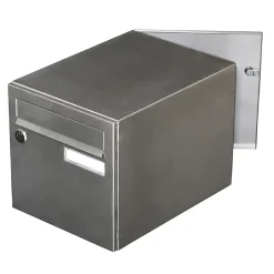 Boite aux lettres Rivage 2 portes inox brossé-Renz Outlet