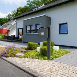 Boite aux lettres Soléa 1 porte Gris anthracite aspect sablé REN 0206MS^Renz Outlet